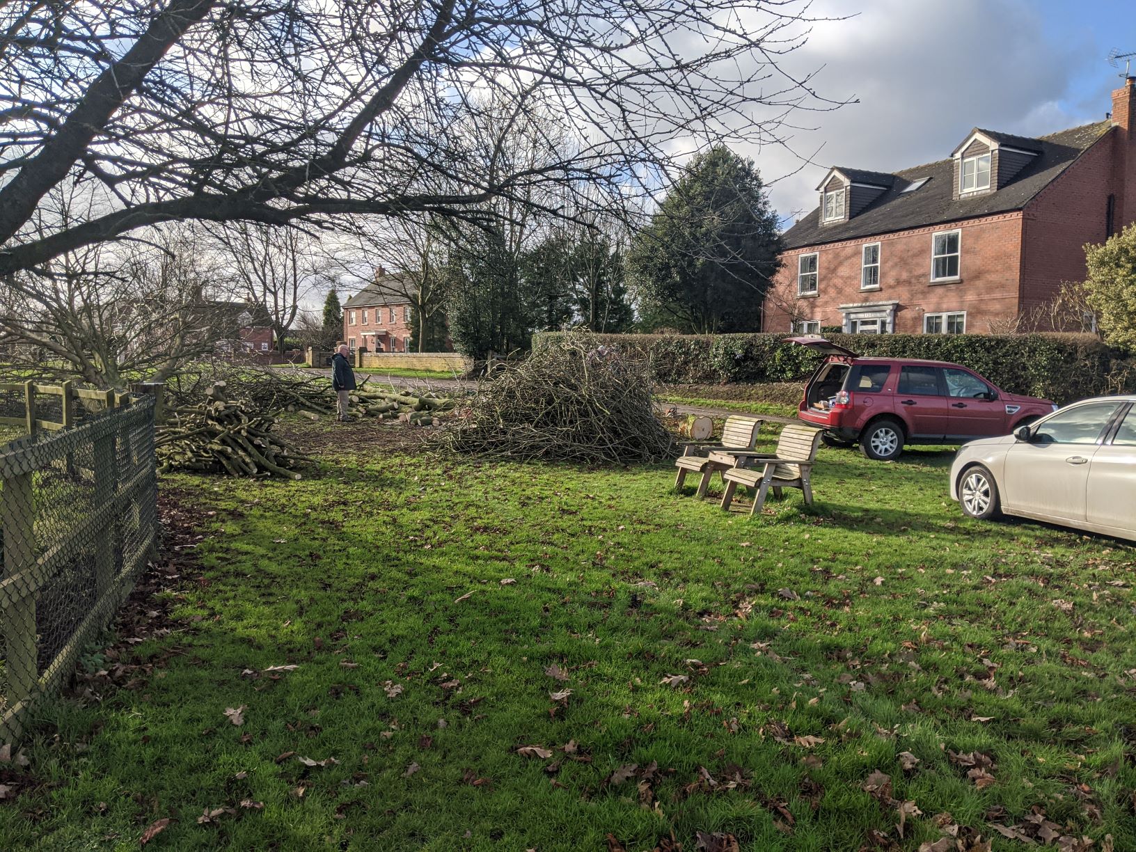 Logs all gone, ready for a fire